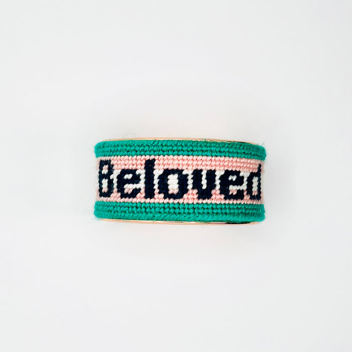 Beloved Cuff Pink & Green