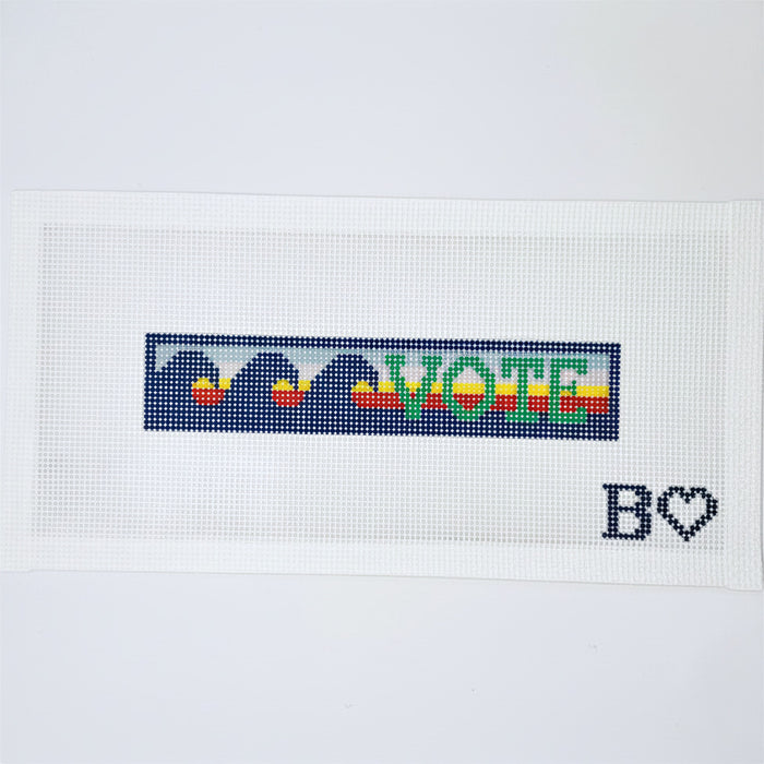 Vote Blue Wave Key Fob